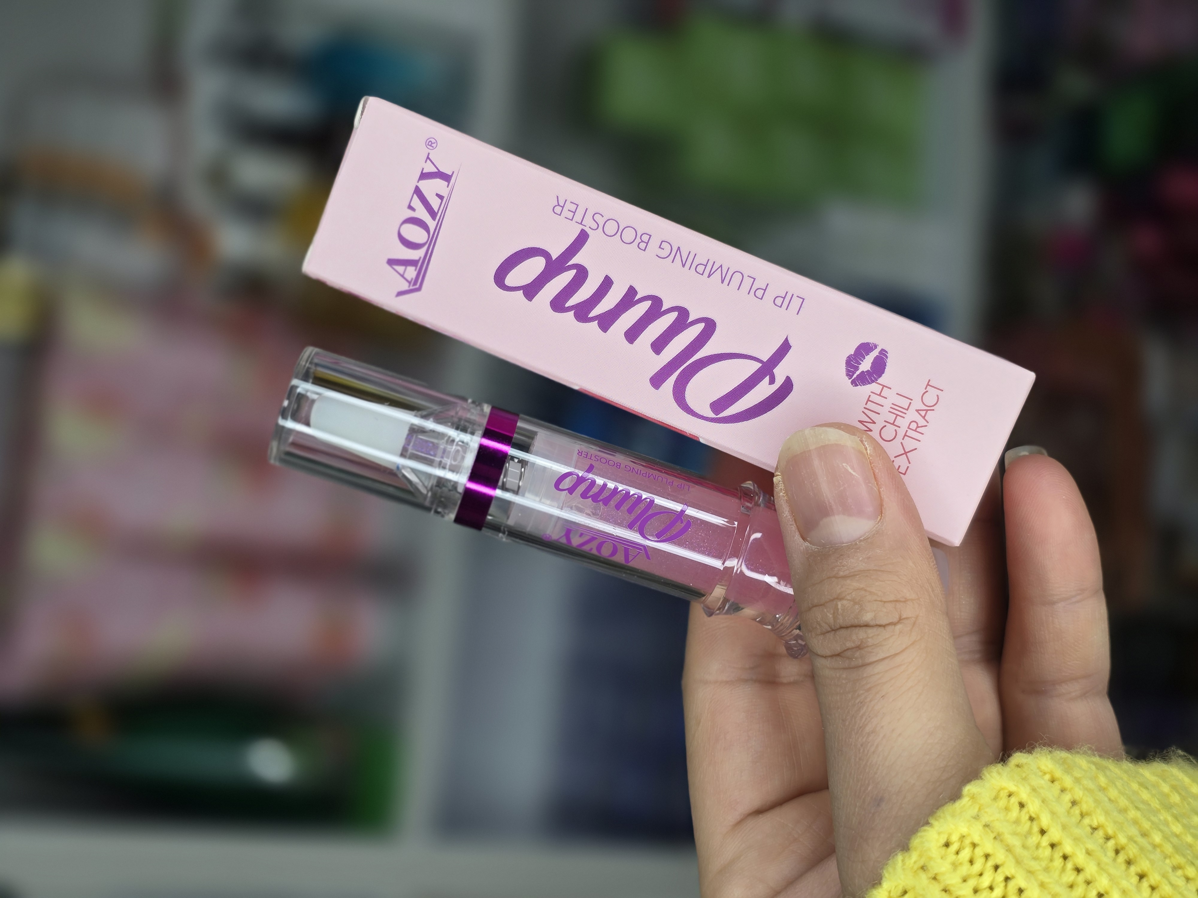 حجم لب آمپولی